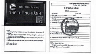 Từ 05/9, người dân ở Bình Dương ra đường phải có giấy thông hành