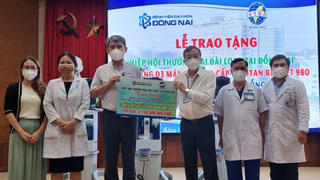 Bệnh viện Đa khoa Đồng Nai tiếp nhận 3 máy thở cao cấp trị giá hơn 3 tỷ đồng