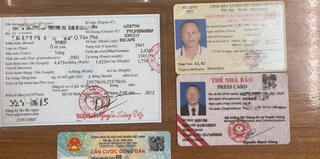 Khởi tố người đàn ông dùng thẻ nhà báo giả đề nghị CSGT bỏ qua lỗi vi phạm