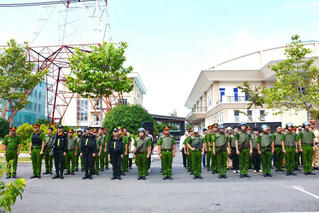 Công an tỉnh Bà Rịa-Vũng Tàu tổ chức diễn tập xử lý tình huống xảy ra cướp ngân hàng