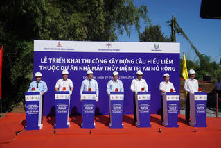 Xây cầu Hiếu Liêm phục vụ dự án Nhà máy Thủy điện Trị An mở rộng