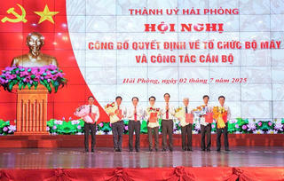 Hải Phòng công bố Quyết định về sắp xếp tổ chức bộ máy và công tác cán bộ
