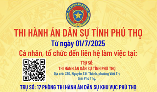 Phú Thọ có 17 Phòng Thi hành án dân sự khu vực đã chính thức đi vào hoạt động