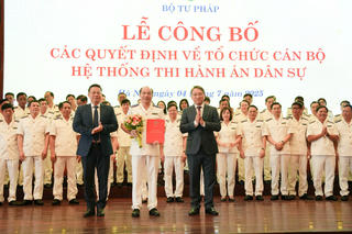Ông Nguyễn Thắng Lợi được bổ nhiệm giữ chức vụ Cục trưởng Cục Quản lý thi hành án dân sự