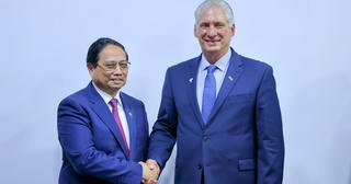 Thủ tướng Phạm Minh Chính hội kiến Bí thư thứ nhất, Chủ tịch nước Cuba