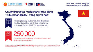 250.000 nhà giáo và cán bộ quản lý giáo dục tham gia tập huấn tiếp cận AI