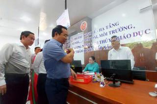 Chủ tịch UBND TP HCM Nguyễn Văn Được khảo sát tại phường Phú An