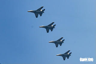 Dàn tiêm kích Su-30MK2 sẵn sàng cho lễ diễu binh 2/9