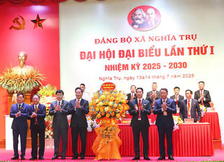 Tổng Bí thư Tô Lâm dự Đại hội Đảng bộ xã Nghĩa Trụ