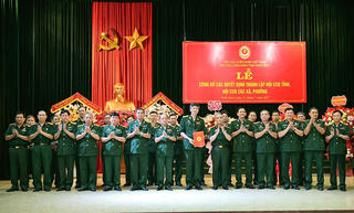  Công bố quyết định thành lập Hội Cựu chiến binh 2 cấp của tỉnh Ninh Bình