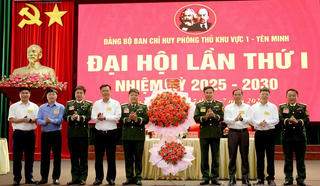 Tuyên Quang: Tổ chức Đại hội Đảng bộ Ban Chỉ huy Khu vực phòng thủ 1 Yên Minh