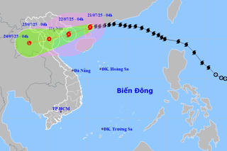 Bão số 3 chỉ cách Quảng Ninh - Hải Phòng  hơn 200km