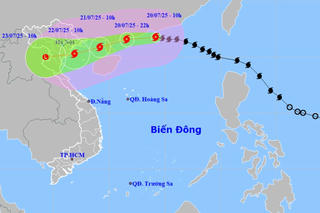Bão số 3 giật cấp 15, cách Quảng Ninh khoảng 600km