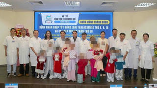 4 bệnh nhi ghép tủy thành công tại Huế