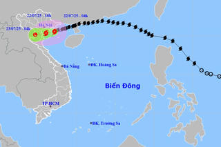Dự báo sau 10h hôm nay, bão đổ bộ Hải Phòng - Ninh Bình