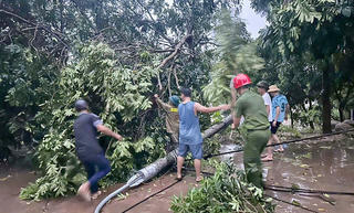 Công an Thái Nguyên sẵn sàng ứng phó bão số 3