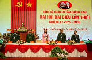 Đại hội Đảng bộ Quân sự tỉnh Quảng Ngãi lần thứ I 