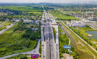 NInh Bình điều chỉnh phân luồng tạm thời xe đi cao tốc Cầu Giẽ từ 26/7