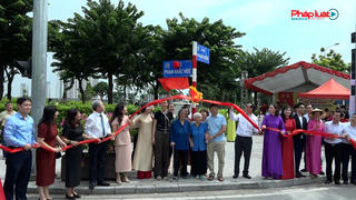 Phường Dương Nội tổ chức lễ gắn biển tên phố Phạm Khắc Hòe và phố Phan Hiền