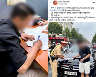 Dùng AI 'dựng cảnh' CSGT phạt siêu xe, nam thanh niên bị phạt 7,5 triệu đồng