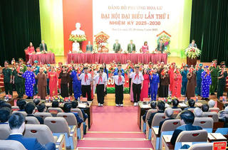 Đại hội đại biểu Đảng bộ phường Hoa Lư lần thứ nhất