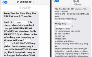 Xuất hiện trò lừa đảo mới "bảo hiểm hàng hóa"