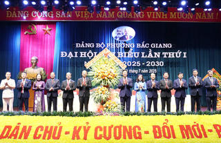 Phường Bắc Giang tổ chức thành công Đại hội đại biểu Đảng bộ lần thứ I, nhiệm kỳ 2025 - 2030