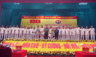 Thứ trưởng Bộ Công an Phạm Thế Tùng dự Đại hội Đảng bộ Công an tỉnh Quảng Ngãi