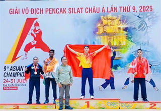 Vận động viên của Quảng Ninh giành huy chương Vàng tại Giải vô địch Pencak Silat Châu Á