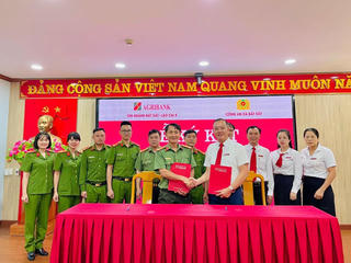 Ký kết Quy chế phối hợp giữa Công an xã Bát Xát và Agribank Chi nhánh Bát Xát Lào Cai II 