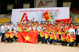 Việt Nam xếp thứ nhất Giải vô địch Pencak Silat châu Á lần thứ 9