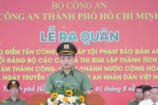 Công an TP Hồ Chí Minh: Thi đua lập thành tích xuất sắc trong đợt cao điểm tấn công, trấn áp tội phạm