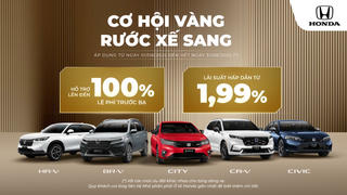 Honda Việt Nam khuyến mại của các dòng xe ô tô Honda tháng 08/2025