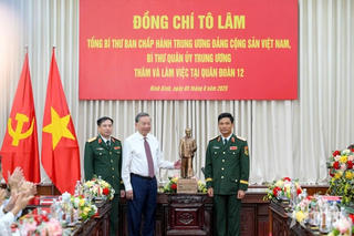 Tổng Bí thư Tô Lâm thăm và làm việc tại Quân đoàn 12