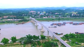 Bảo đảm an toàn mùa mưa lũ, Phú Thọ hạn chế lưu thông qua cầu sông Lô