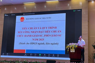 Chuyển đổi số trong xét, công nhận đạt tiêu chuẩn chức danh Giáo sư, Phó giáo sư năm 2025
