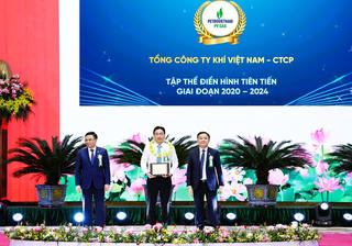 PV GAS nhận vinh danh Điển hình tiên tiến của Tập đoàn Công nghiệp - Năng lượng Quốc gia Việt Nam