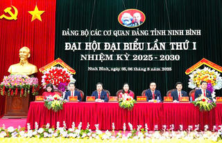 Đảng bộ các cơ quan Đảng tỉnh Ninh Bình tổ chức Đại hội đại biểu lần thứ I