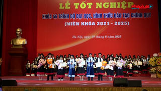 Trường Đại học Luật Hà Nội tổ chức Lễ tốt nghiệp cho 1.645 sinh viên Khóa 46