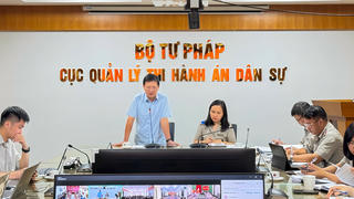 Tập huấn triển khai Phần mềm hỗ trợ ra quyết định Thi hành án dân sự 