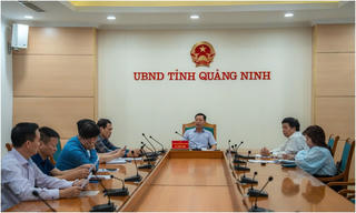 Đoàn công tác VIAC làm việc với đại diện UBND tỉnh Quảng Ninh