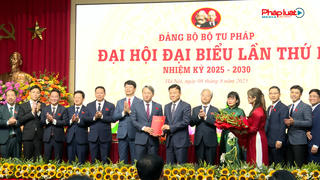 Đại hội Đảng bộ Bộ Tư pháp lần thứ I, nhiệm kỳ 2025-2030 thành công tốt đẹp, xác định 3 đột phá chiến lược cho nhiệm kỳ mới