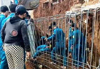 Quảng Ngãi: Sạt lở đất tại công trường đang thi công khiến một người tử vong