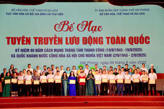 Bế mạc Hội thi Tuyên truyền lưu động toàn quốc tại Hải Phòng
