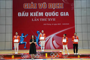 Khai mạc Giải Vô địch Đấu kiếm quốc gia tại Hải Phòng