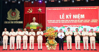 Trong thành tựu chung của Tuyên Quang có đóng góp từ những chiến công của công an tỉnh