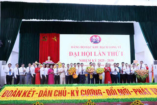 Đại hội Đảng bộ Đặc khu Bạch Long Vĩ  lần thứ I: Xây dựng Bạch Long Vĩ thành khu vực phòng thủ vững chắc, phát triển toàn diện
