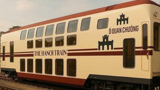The Hanoi Train - đoàn tàu lần đầu xuất hiện ở Việt Nam chính thức lăn bánh từ 19/8