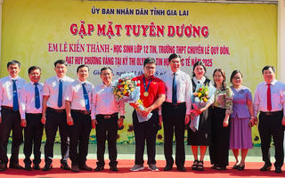 Giành huy chương vàng Olympic Tin học quốc tế, nam sinh ở Gia Lai mong truyền cảm hứng cho bạn trẻ