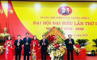 Đảng bộ Phường Long Biên (Hà Nội) tổ chức Đại hội đại biểu lần thứ I, nhiệm kỳ 2025-2030
